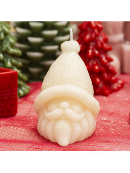 Testa Babbo Natale avorio...