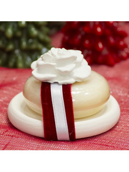 Portasapone tondo in gesso...