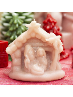 Natività capanna cipria