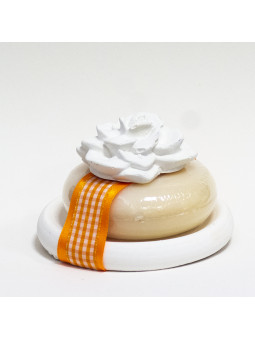 Portasapone tondo in gesso...