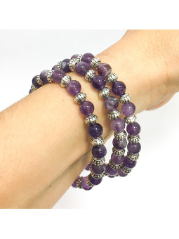 Bracciale ametista striata...