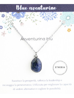 Collana Avventurina blu