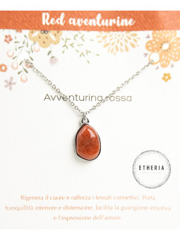 Collana Avventurina rossa
