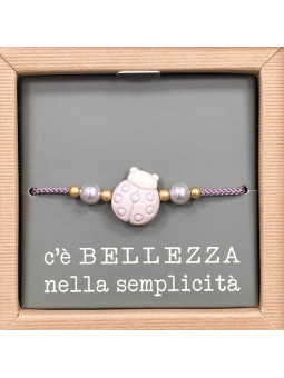 Bracciale con coccinella