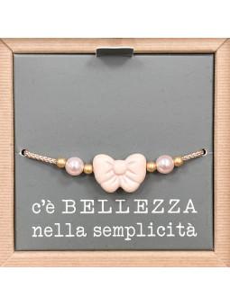 Bracciale con fiocco