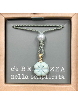 Collana con quadrifoglio