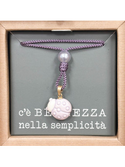 Collana con coccinella