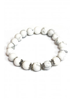 Bracciale Howlite 10 mm