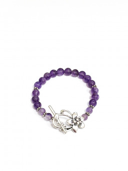 Bracciale Ametista chiara...