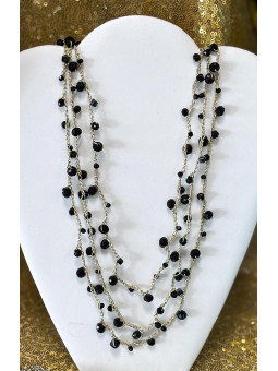 Collana triplo filo con...
