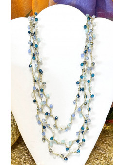 Collana triplo filo con...