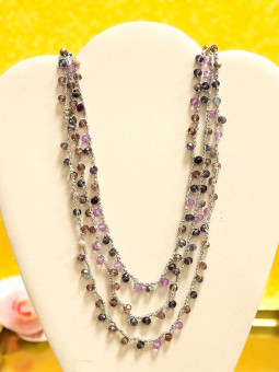 Collana triplo filo con...
